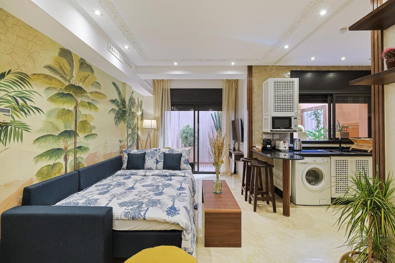 Oasis - Appartement Authentique A Gueliz Marraquexe Exterior foto