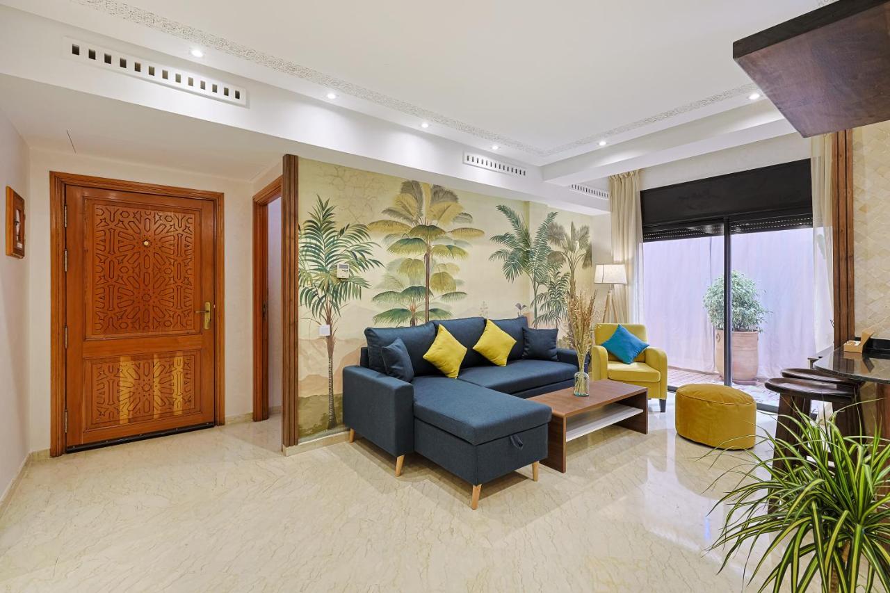 Oasis - Appartement Authentique A Gueliz Marraquexe Exterior foto