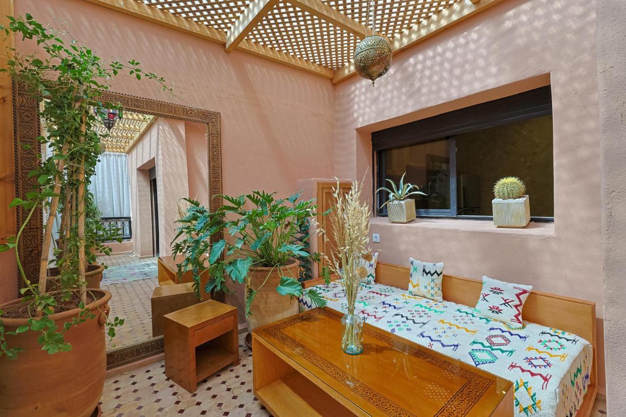 Oasis - Appartement Authentique A Gueliz Marraquexe Exterior foto