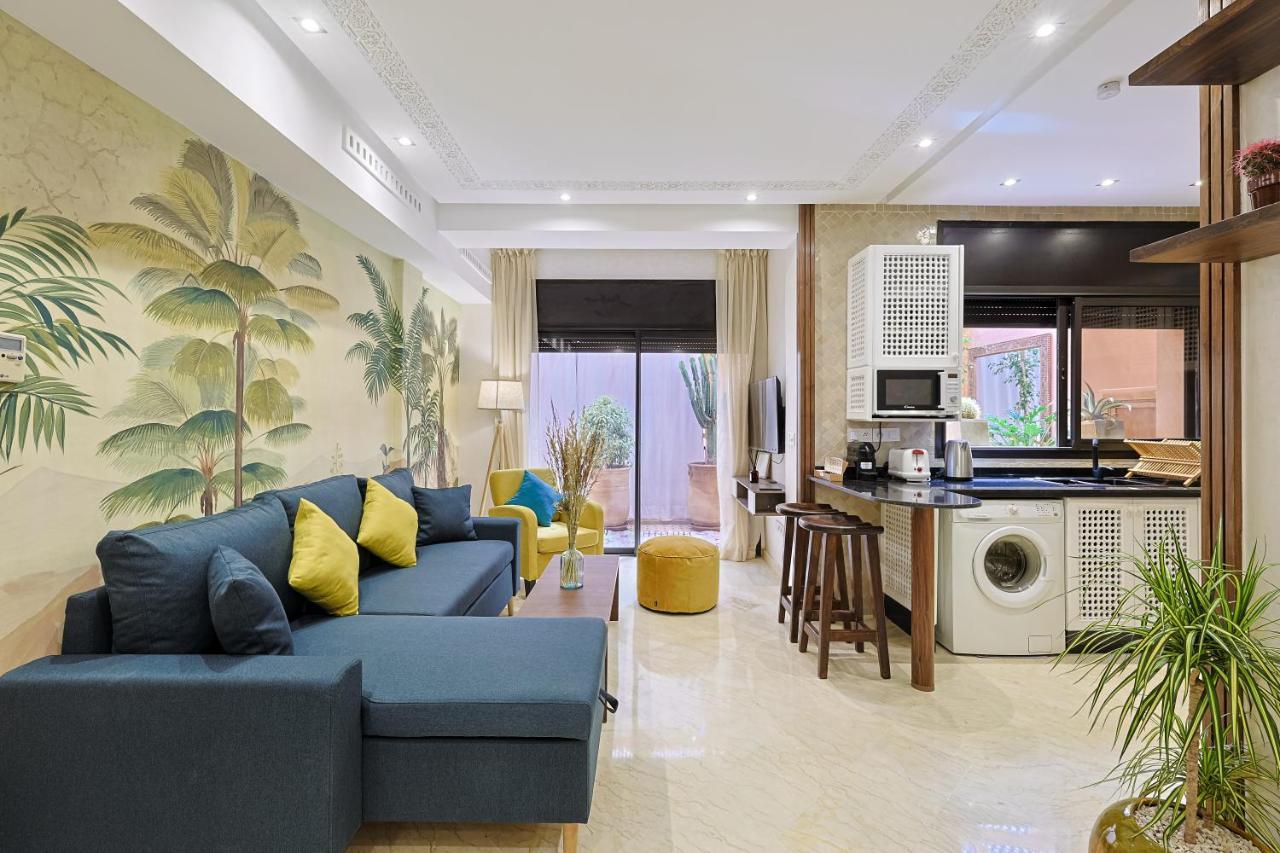 Oasis - Appartement Authentique A Gueliz Marraquexe Exterior foto
