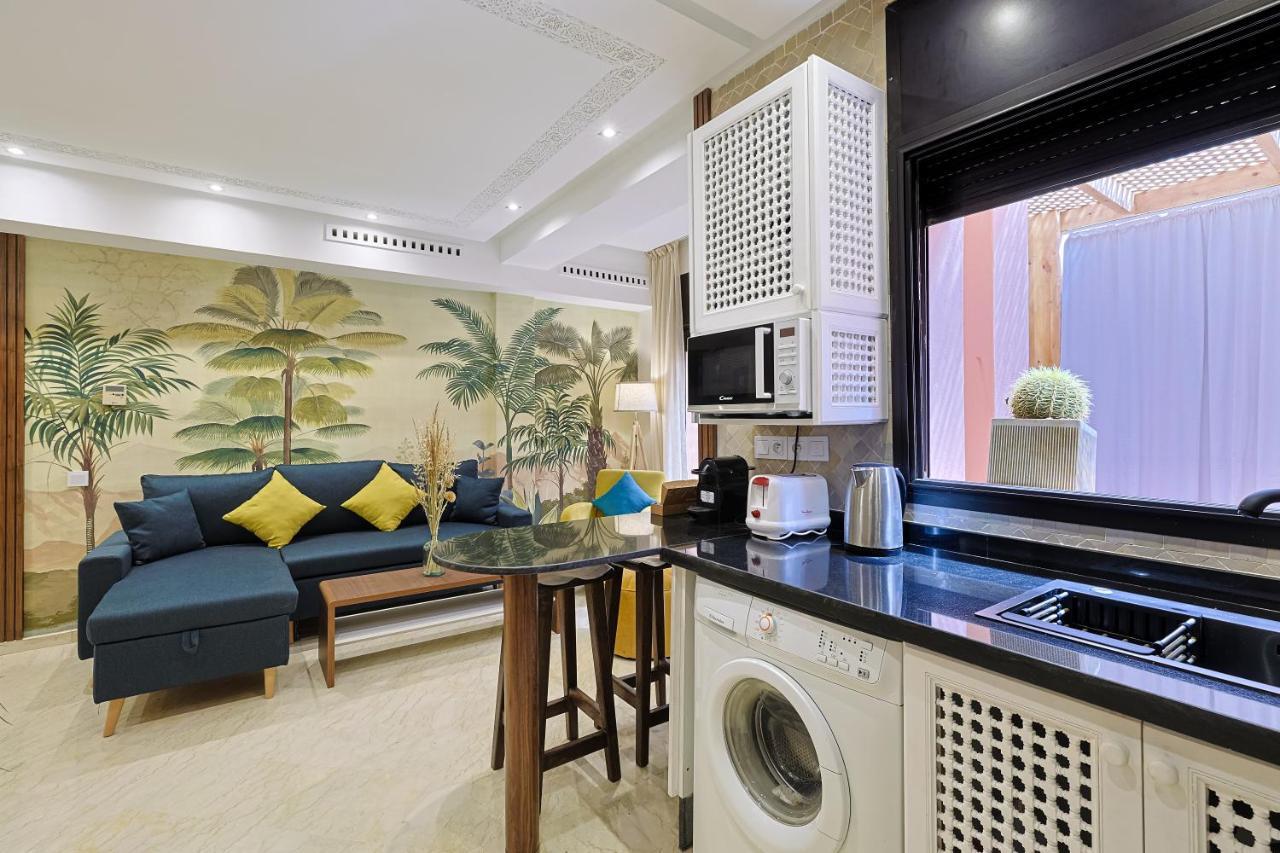 Oasis - Appartement Authentique A Gueliz Marraquexe Exterior foto