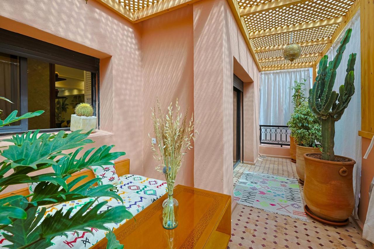 Oasis - Appartement Authentique A Gueliz Marraquexe Exterior foto
